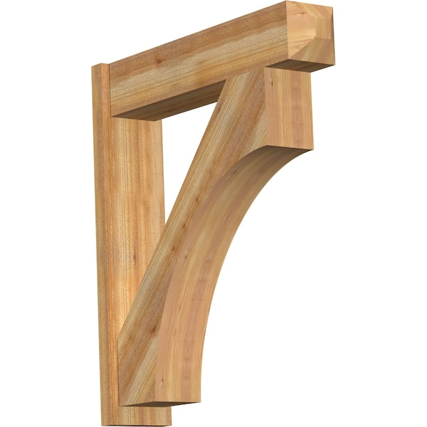 Ekena Millwork Westlake Craftsman Rough Sawn Outlooker, Western Red Cedar, 8"W x 36"D x 40"H OUT08X36X40WTL04RWR - main